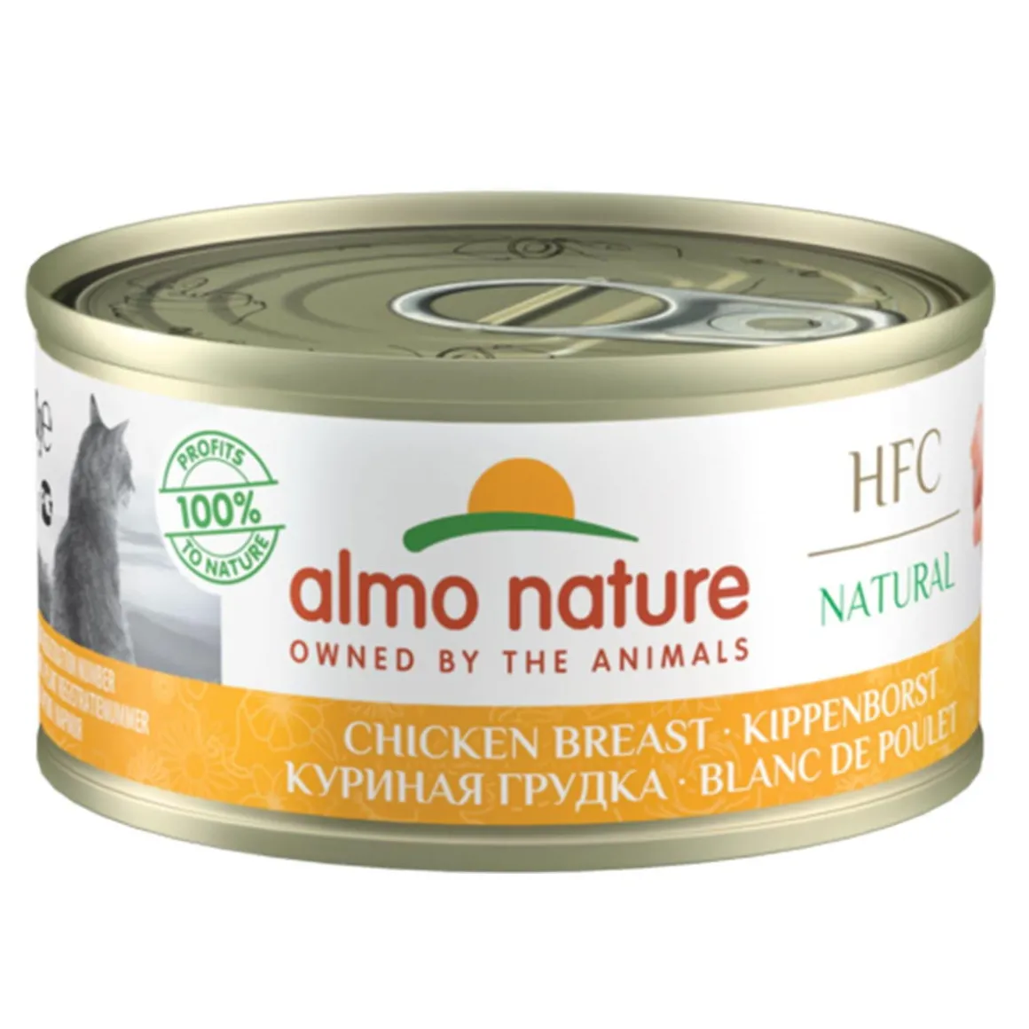Almo Nature HFC -kissan märkäruoka, kananrinta 70 g