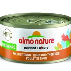 Almo Nature HFC -kissan märkäruoka, kana ja tonnikala 70 g