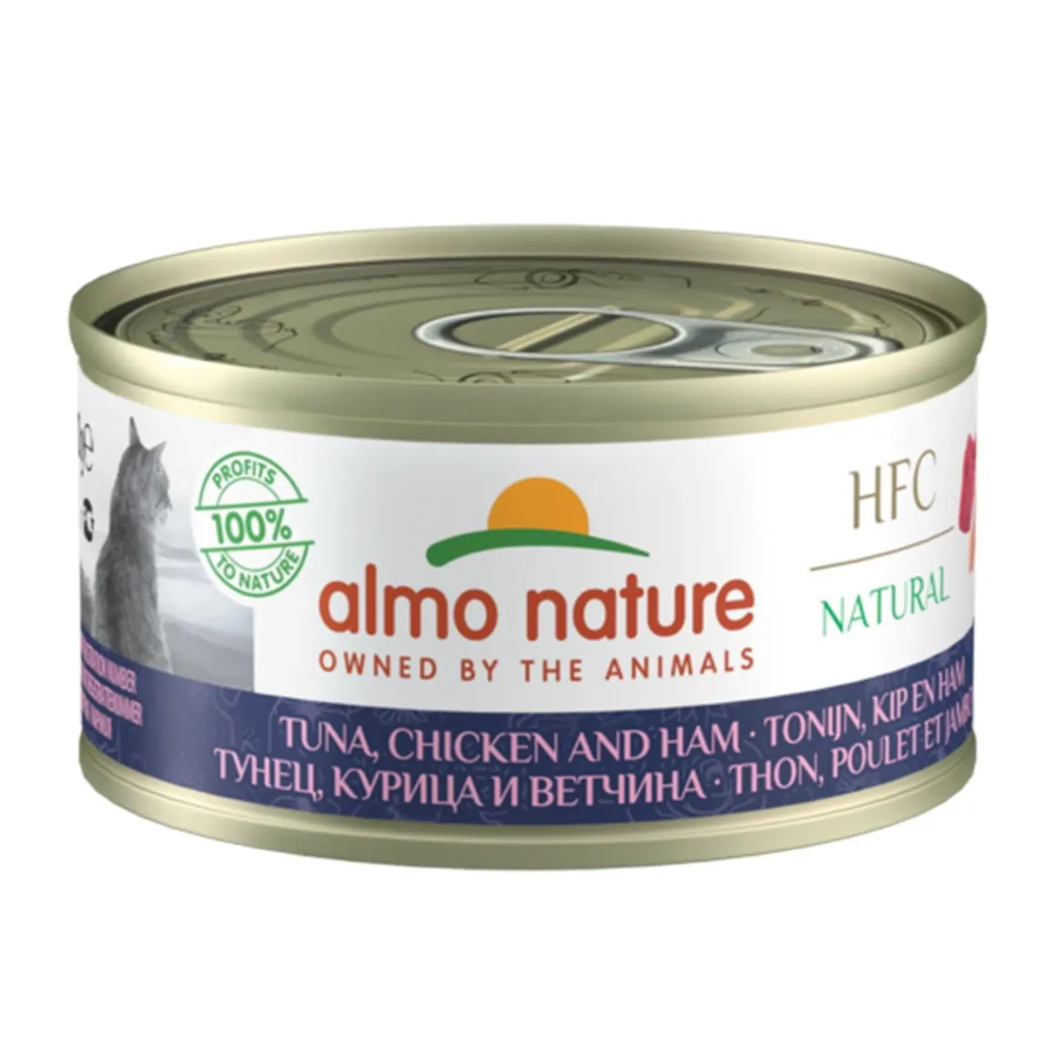 Almo Nature HFC tonnikala, kana, kinkku 70 g