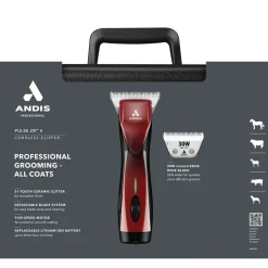 Andis Pulse ZR II Wide trimmauskone punainen