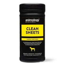Animology Clean Sheets -puhdistuspyyhkeet 80 kpl 20 x 27 cm