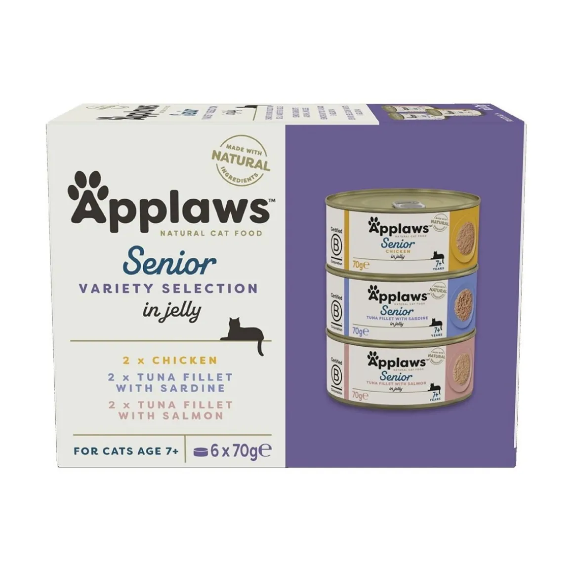Applaws Multipack Senior jelly 6 x 70 g