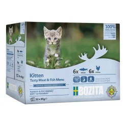 Bozita kitten lajitelma kastikkeessa 12x85 g