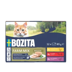 Bozita Mousse Mixed Farm 12x85g