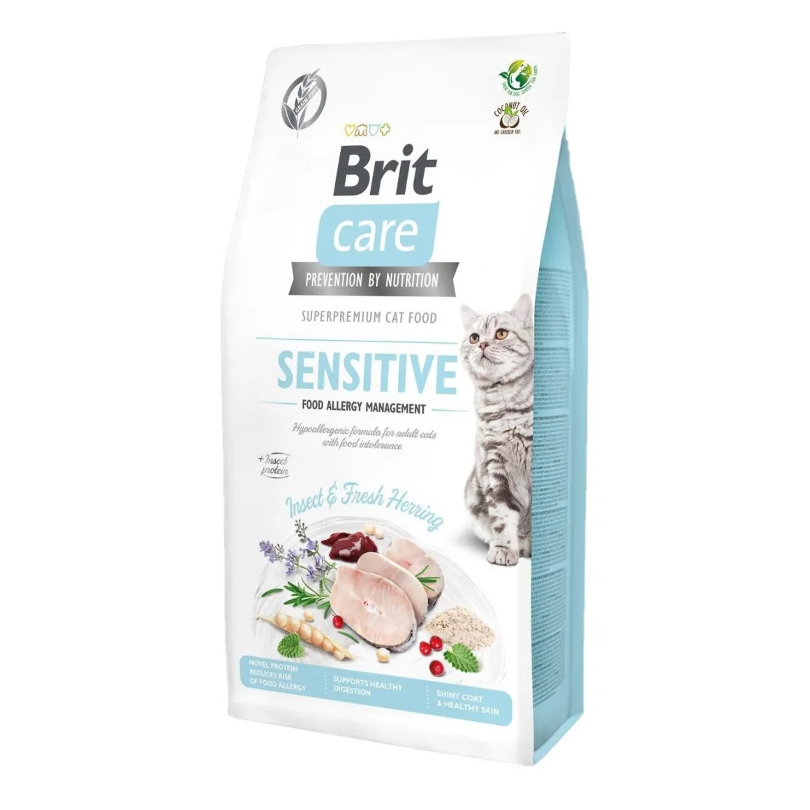 Brit Care Cat Grain Free Sensitive Insect & Fresh Herring