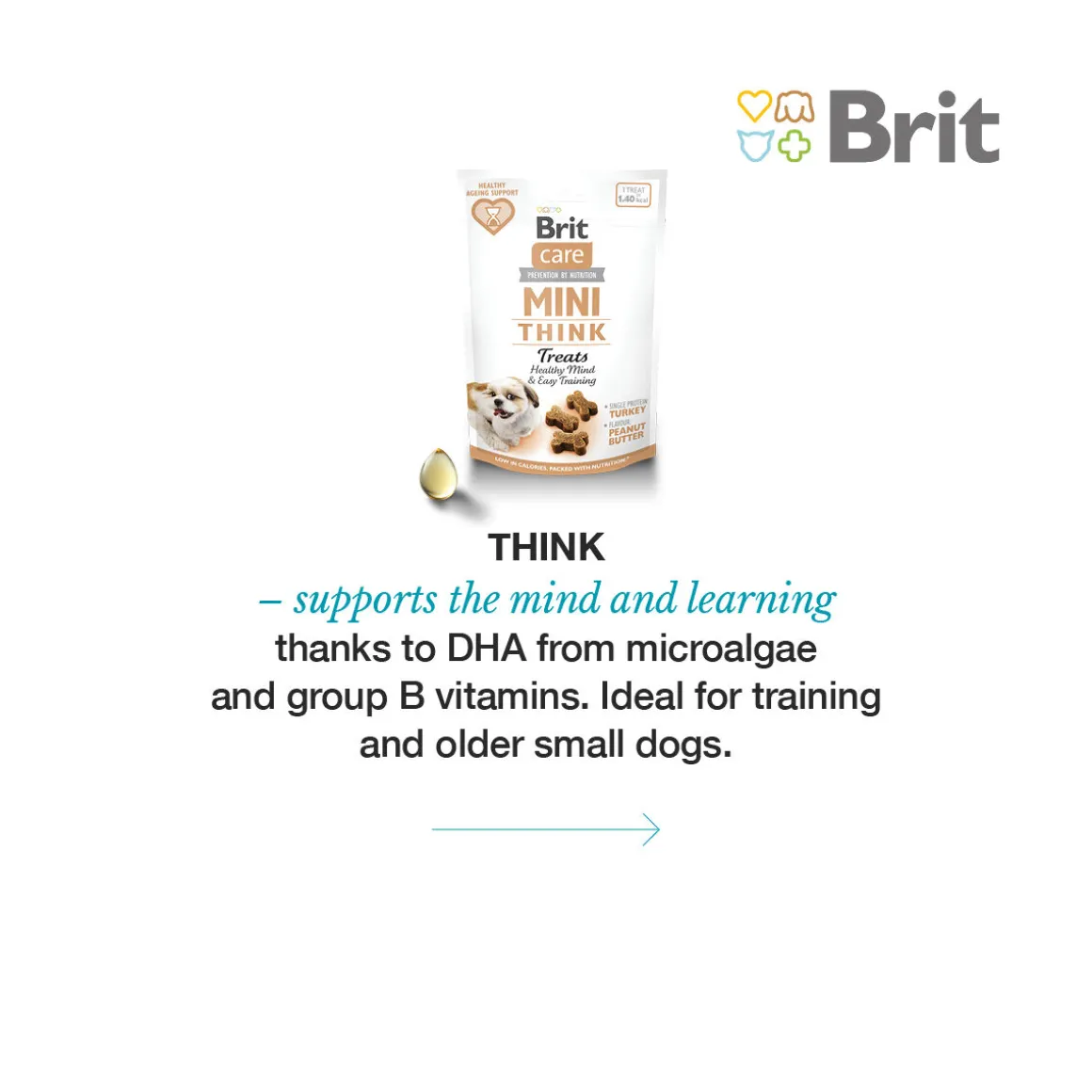 Brit Care Dog Miniherkut THINK 50 g