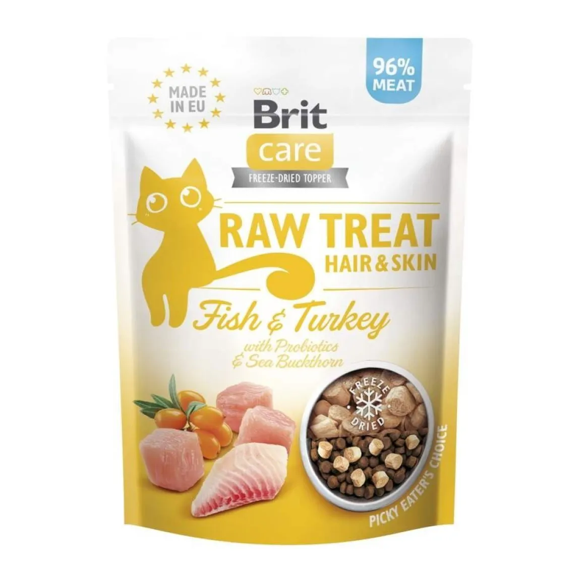 Brit Care RAW Hair&Skin kalkkuna-lohiherkku 40 g