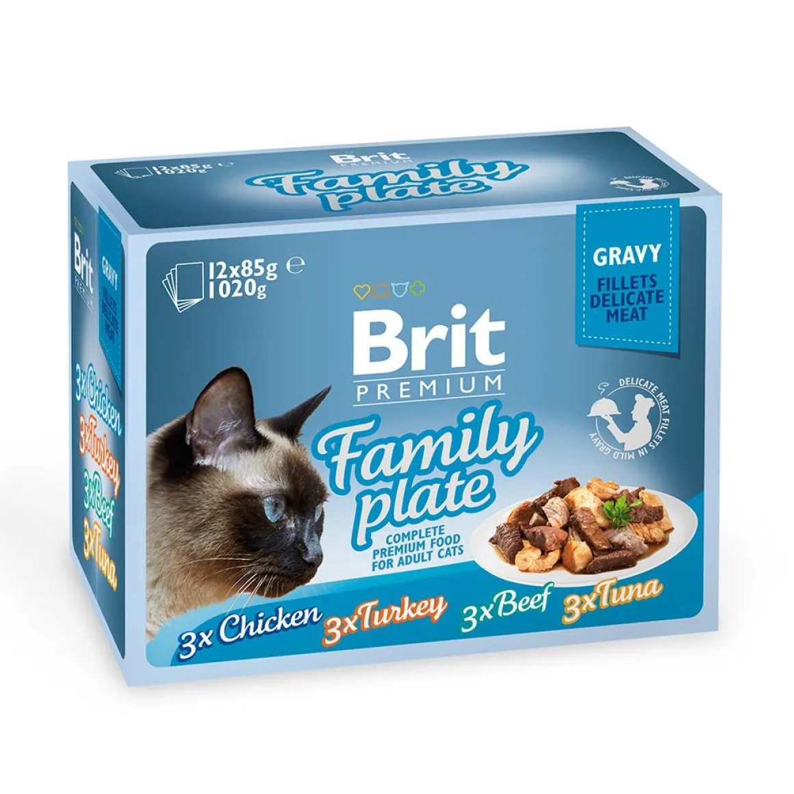 Brit Premium paloja kastik. Multipack 12x85g