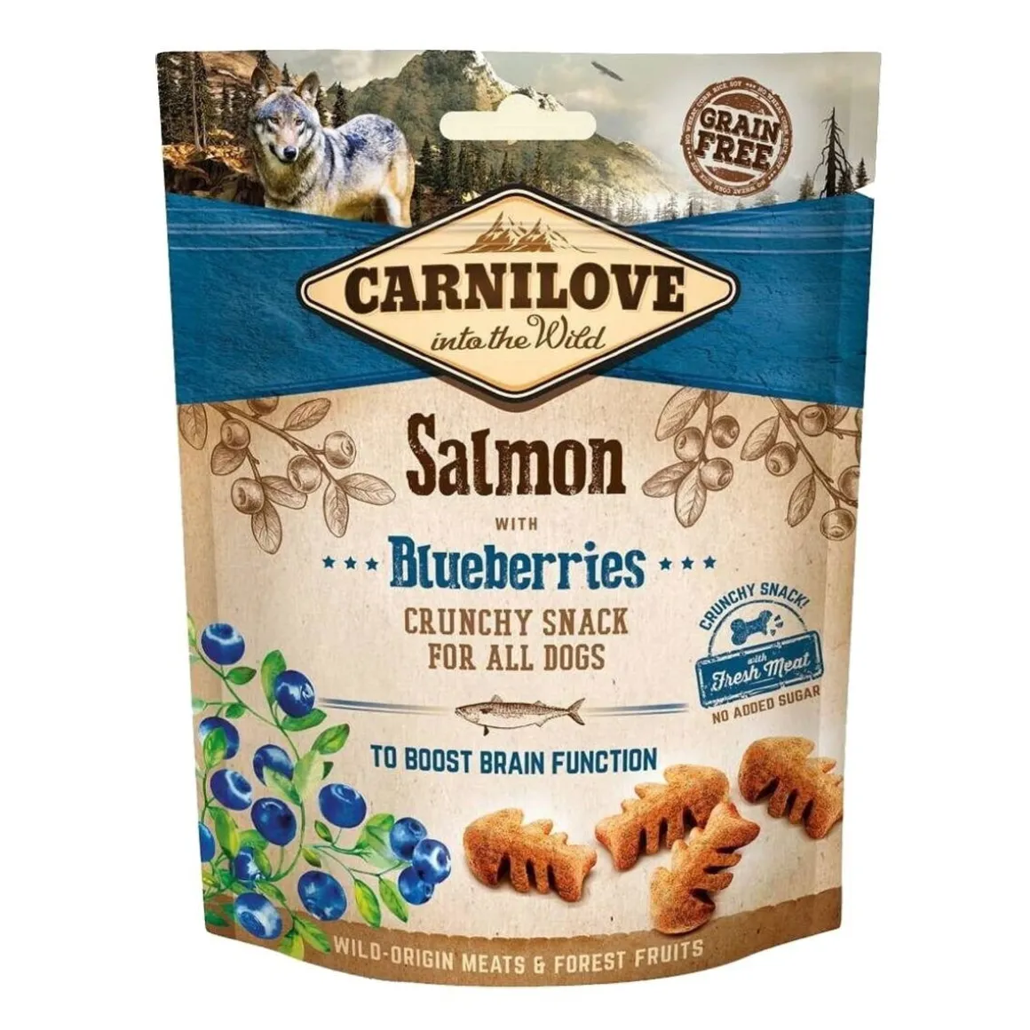 Carnilove Crunchy Snack lohi & mustikka