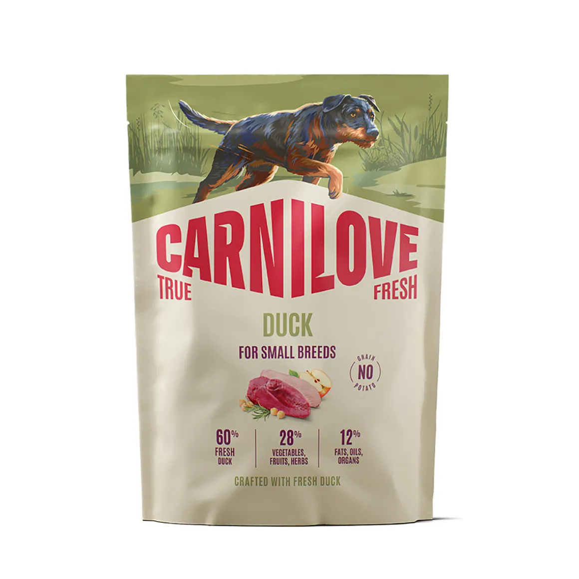 Carnilove True Fresh Dog Adult Small Breed Duck
