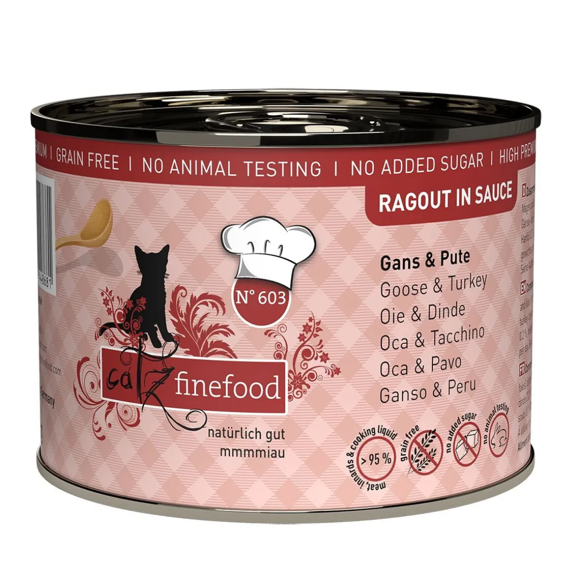 Catz finefood Ragout N°603 hanhi & kalkkuna 190 g