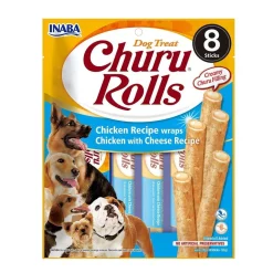 Churu Rolls koiranherkut, kana-juusto 8 kpl