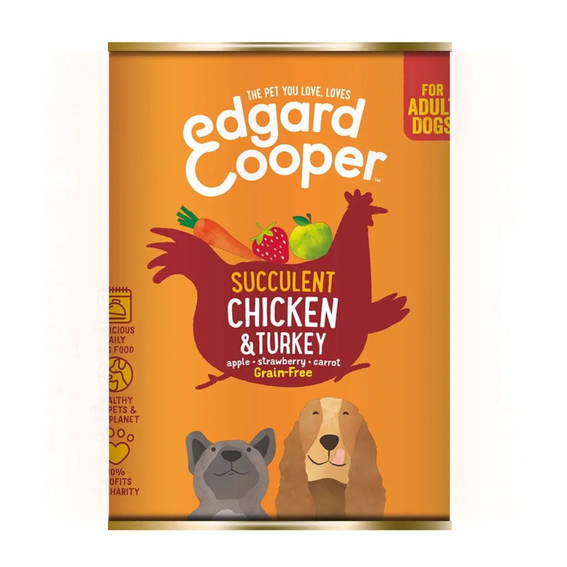 Edgard & Cooper Dog Adult Chicken & Turkey 400 g