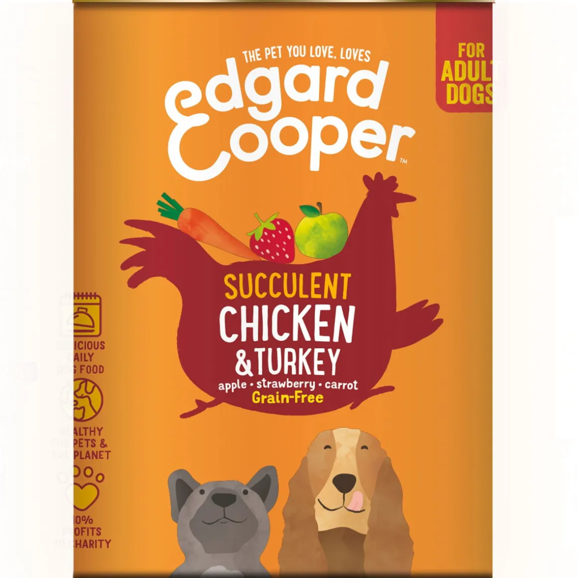 Edgard & Cooper Dog Adult Chicken & Turkey 400 g