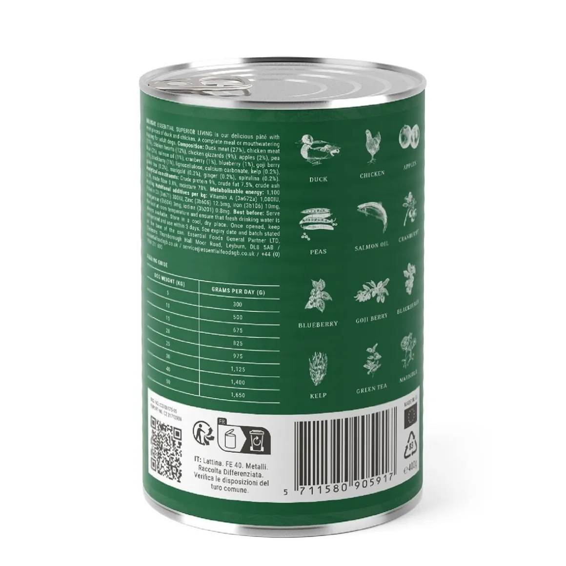 ESSENTIAL SUPERIOR LIVING PATÉ 400g