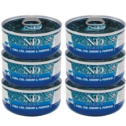 Farmina N&D Cat Ocean Tuna & Pumpkin 6x70g