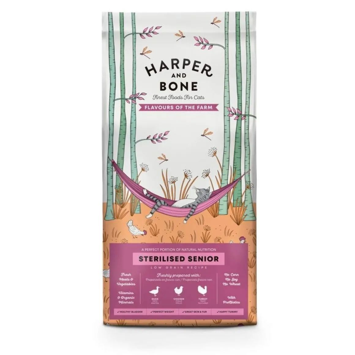 Harper & Bone Cat Senior Sterilised Flavours Farm 5 kg