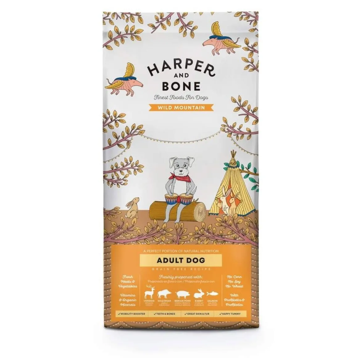 Harper & Bone Dog Adult Medium/Large Wild Mountain