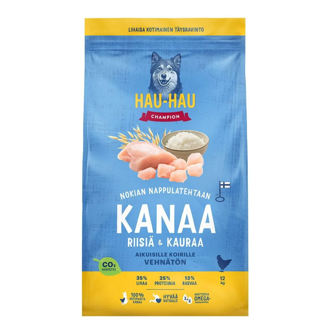 Hau-Hau Champion Kanaa, riisiä ja kauraa