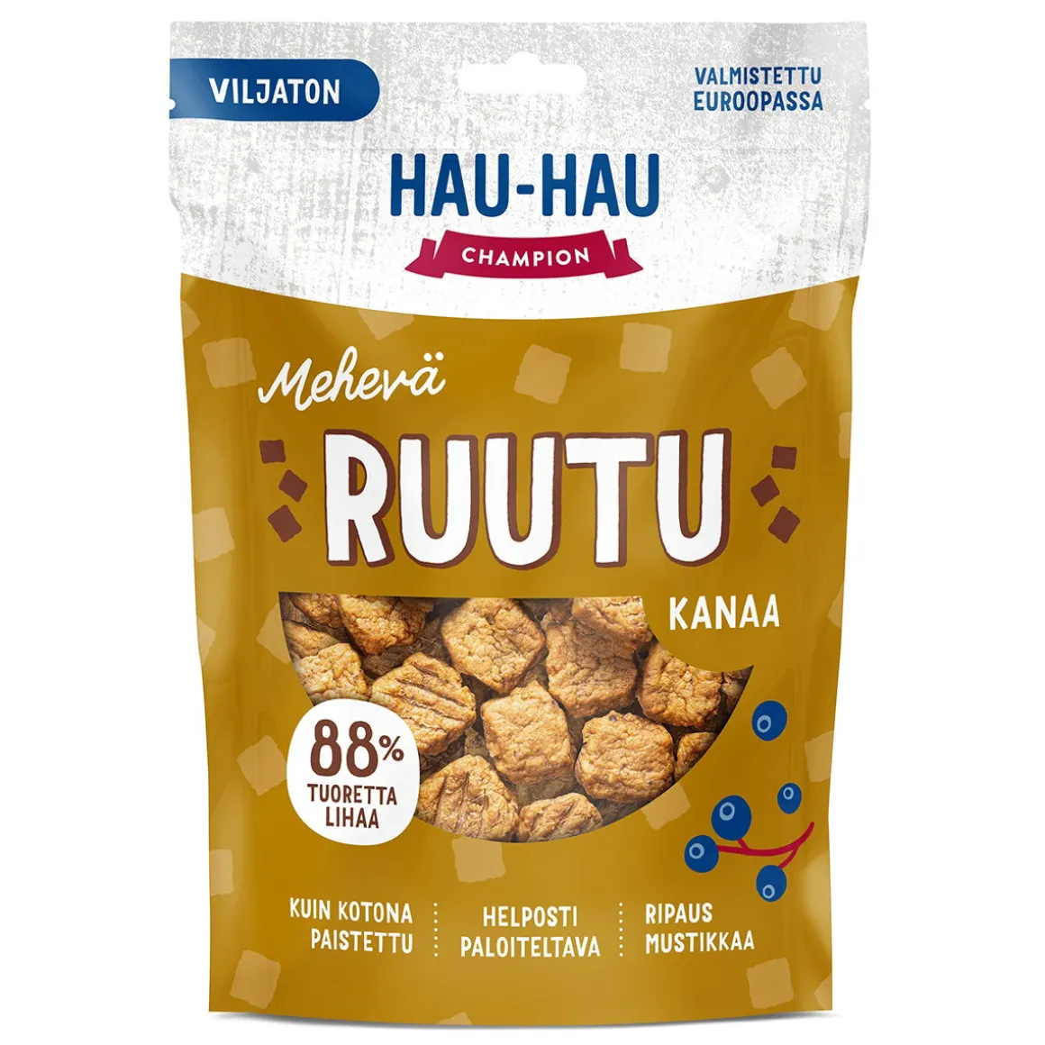 Hau-Hau Champion Mehevä Ruutu Kanaa 140g