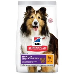 Hill's Science Plan Sensitive Stomach & Skin Medium Chicken 2 x 14kg