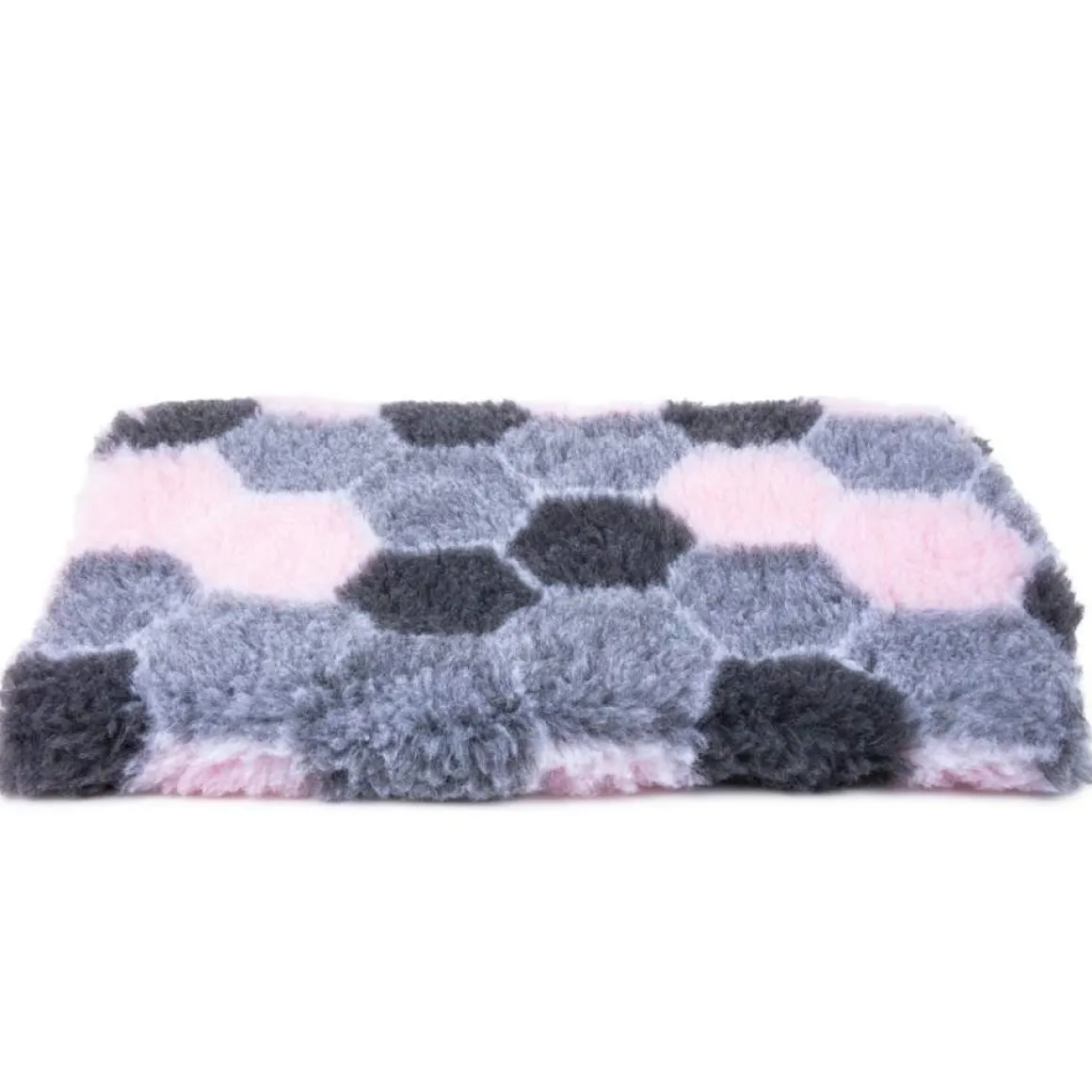 Karva-alusta Little&Bigger Honeycomb, harmaa/pinkki