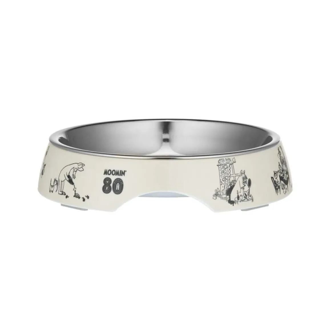 Kissankuppi Moomin for pets, Muumit 80v. juhlavuosi