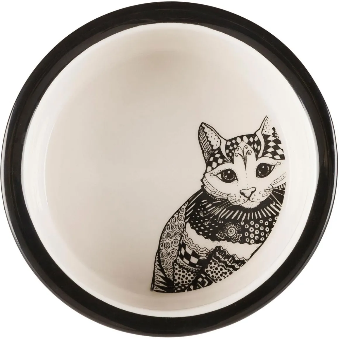 Kissankuppi Trixie Zentangle 0,3 l, 12 cm