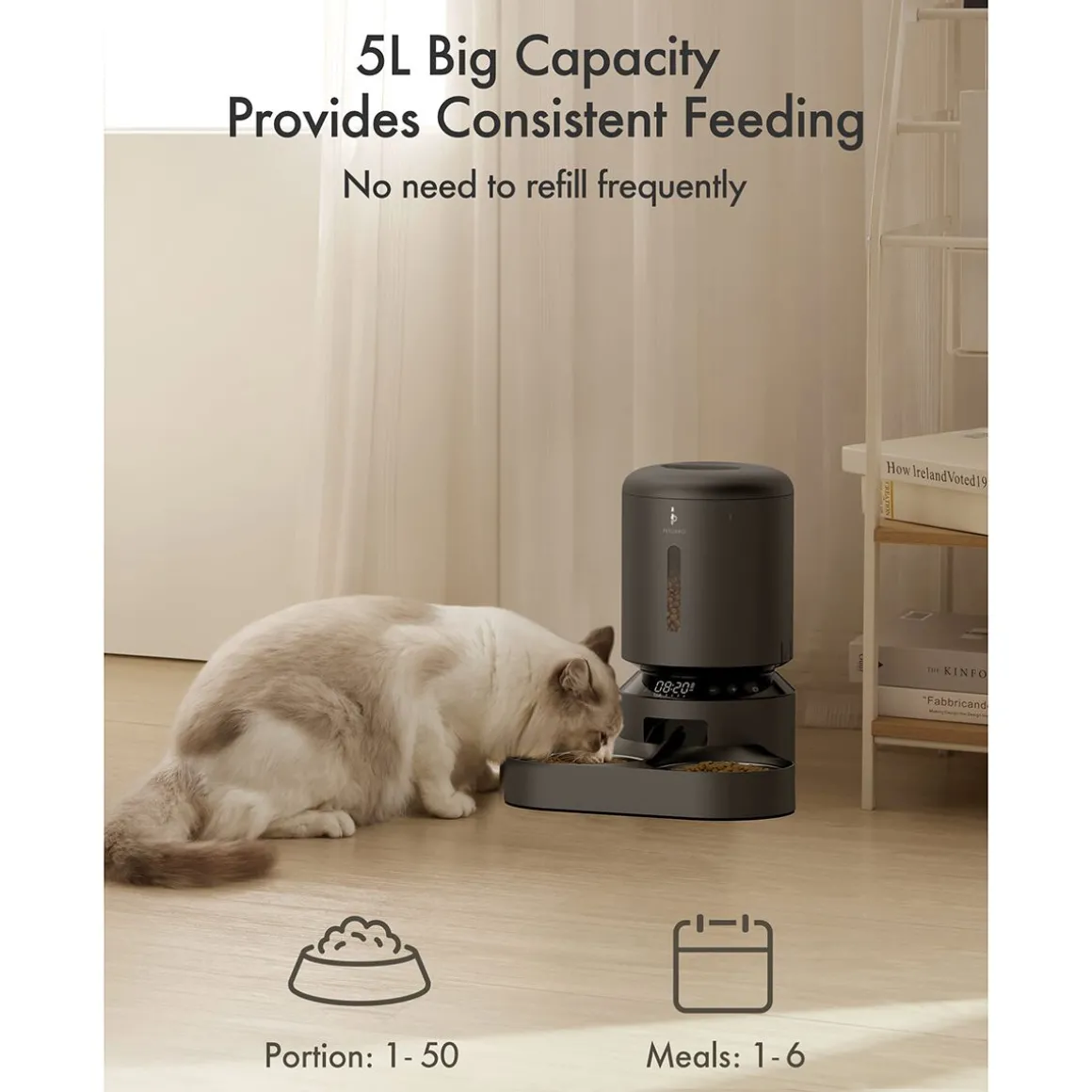 Koiran ruoka-automaatti Petlibro Granary Dual 5 l