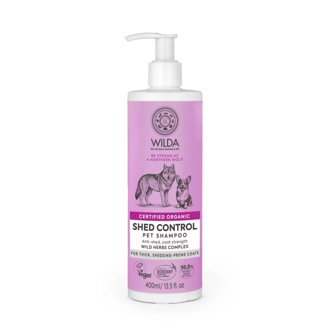 Koiran shampoo Wilda Shed control shampoo 400 ml