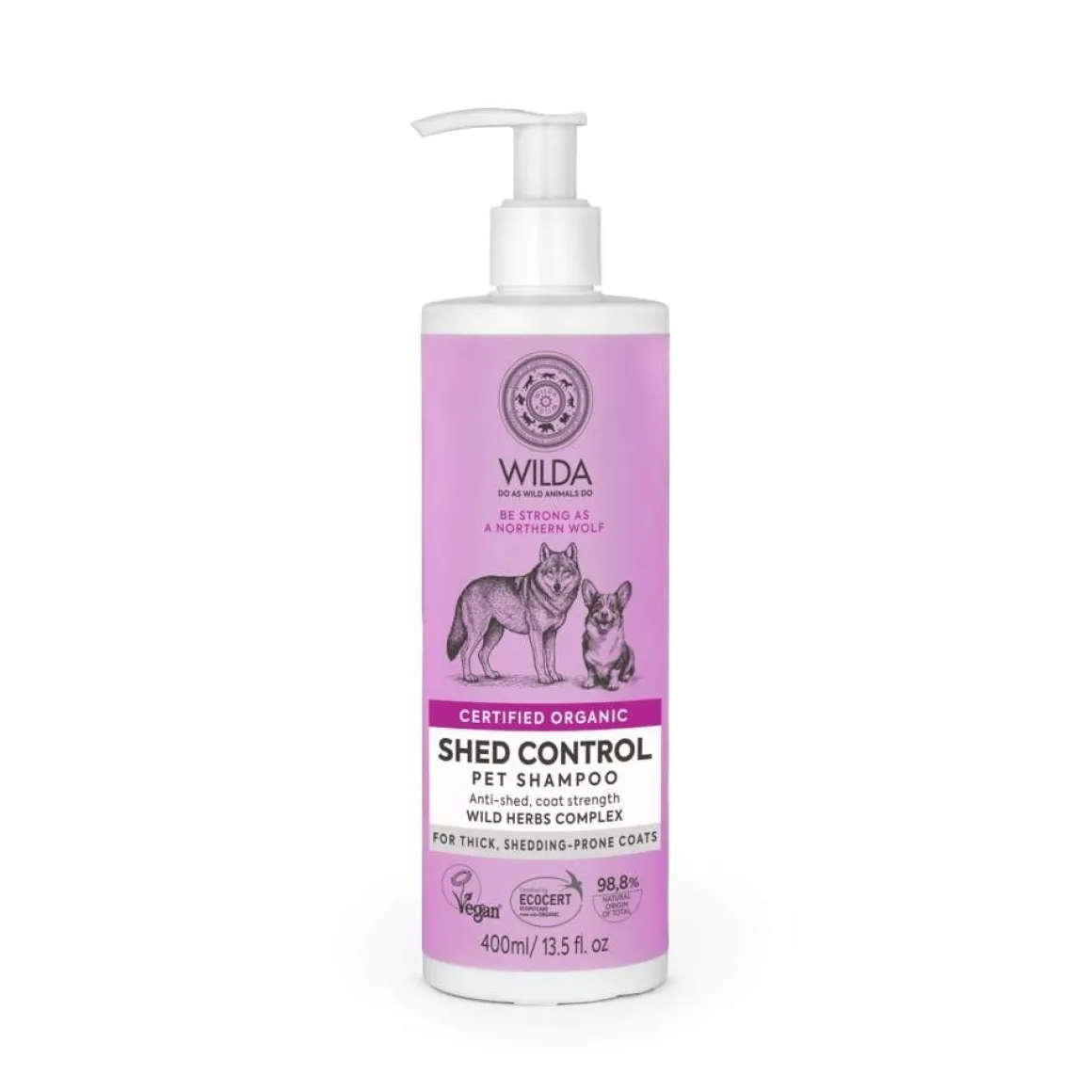 Koiran shampoo Wilda Shed control shampoo 400 ml