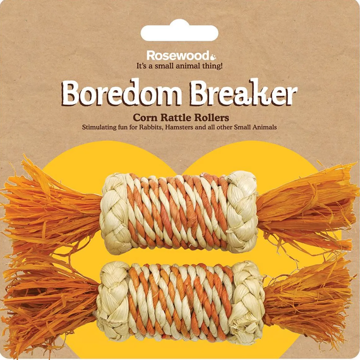 Lelu Rosewood Corn Rattle Rollers 2 kpl