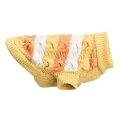 Little&Bigger Chenille Braided raitaneule oranssi