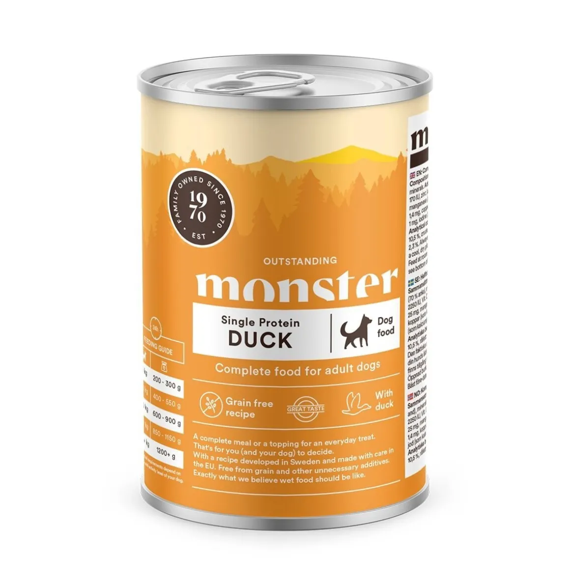 Monster Adult Single Protein Duck 400 g