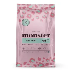 Monster Cat Grain Free Kitten Kalkkuna & Kana