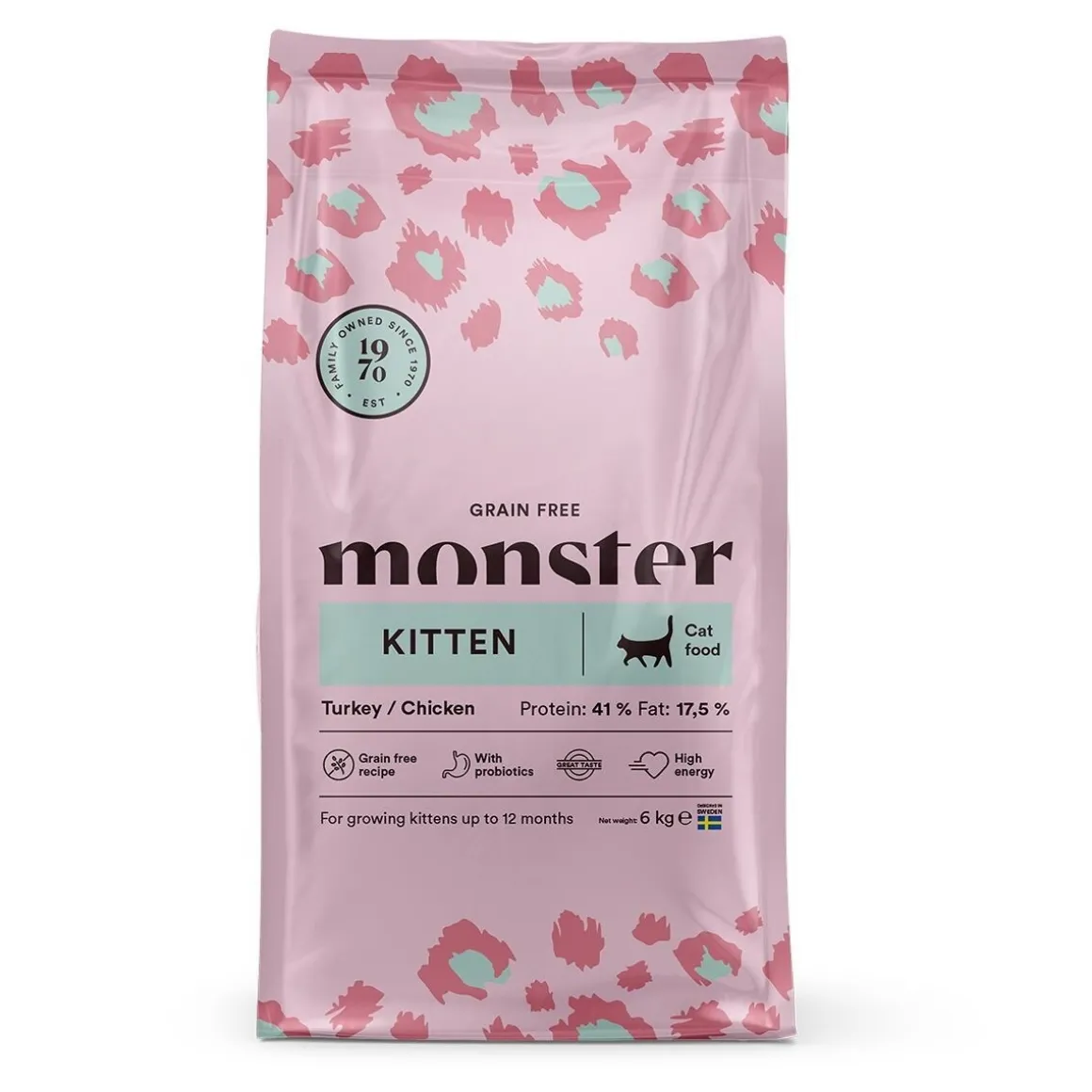 Monster Cat Grain Free Kitten Kalkkuna & Kana