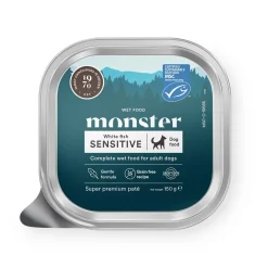 Monster Dog Adult Sensitive White Fish Patee 150 g