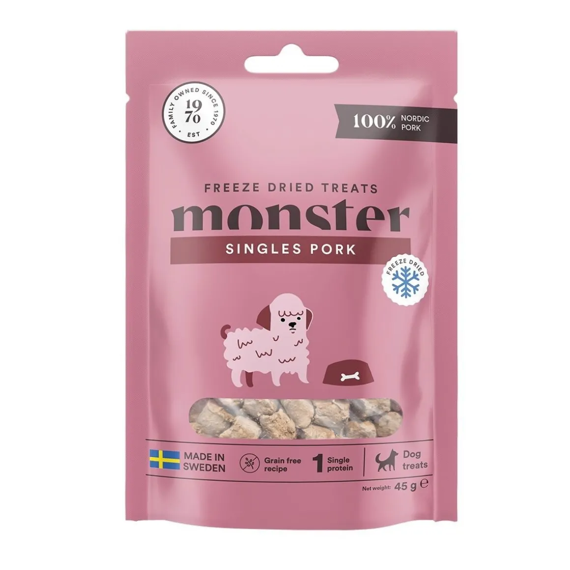 Monster pakastekuivattu possu