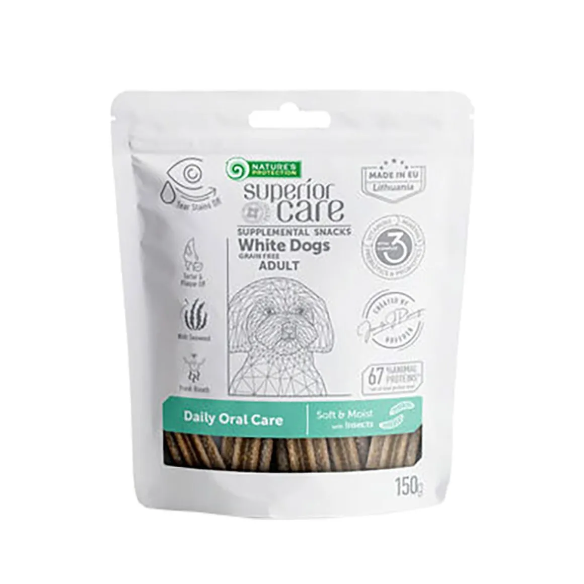 Nature's Protection Superior Care White Oral care koiranherkku 150 g
