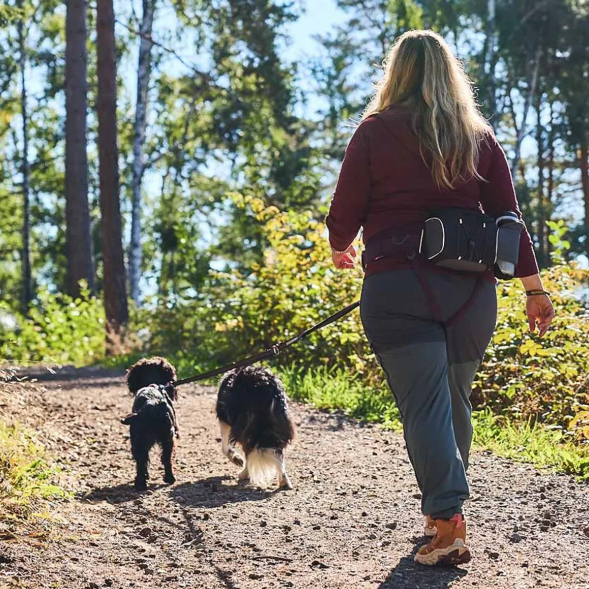 Non-Stop Belt laukku vetovyöhön, musta/harmaa