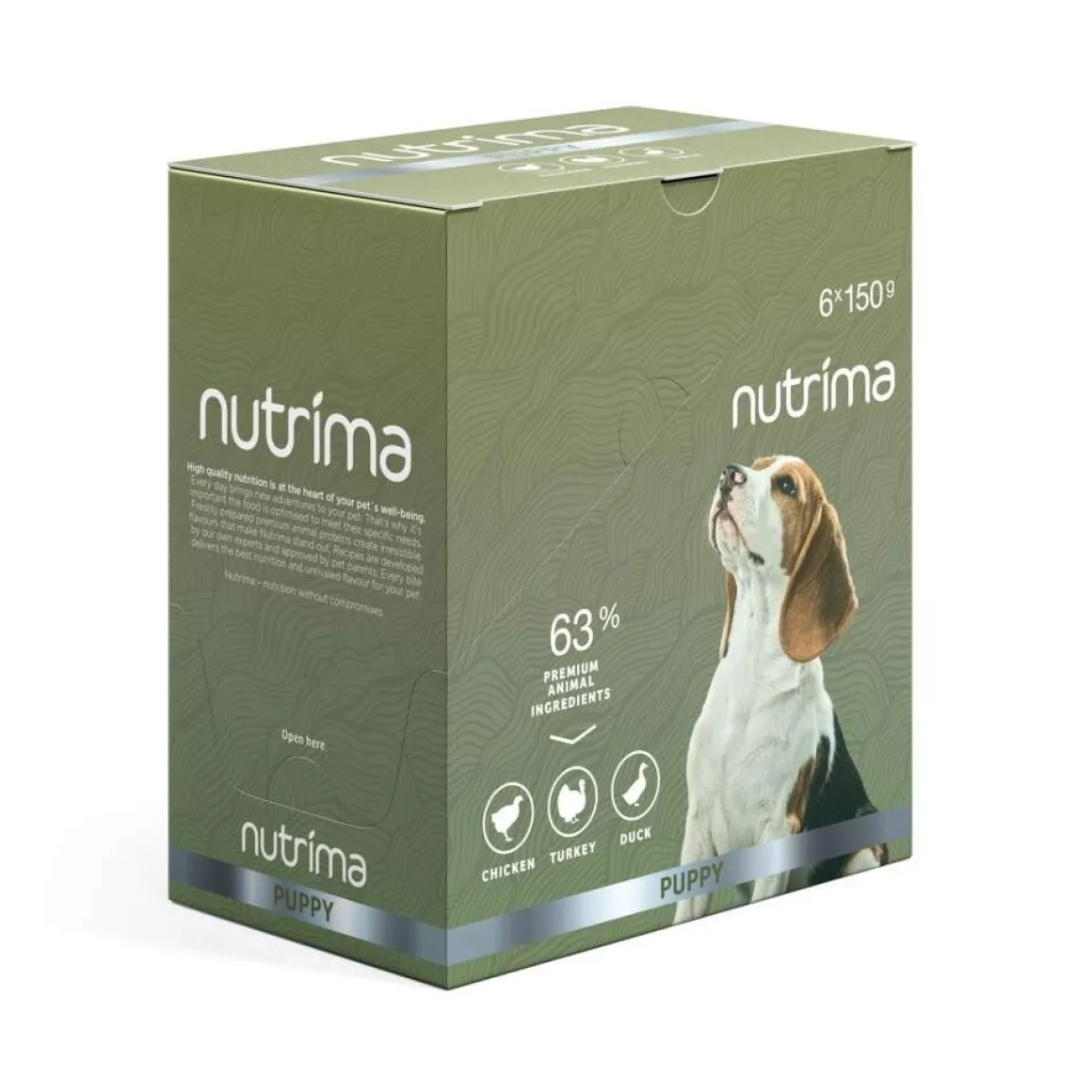 Nutrima Growth Puppy märkäruoka 150g