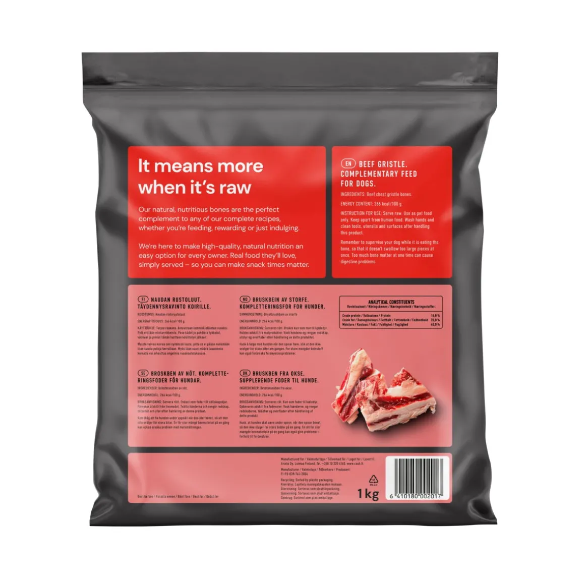 Nutriment by RAUH! Naudanrustoluut 1 kg