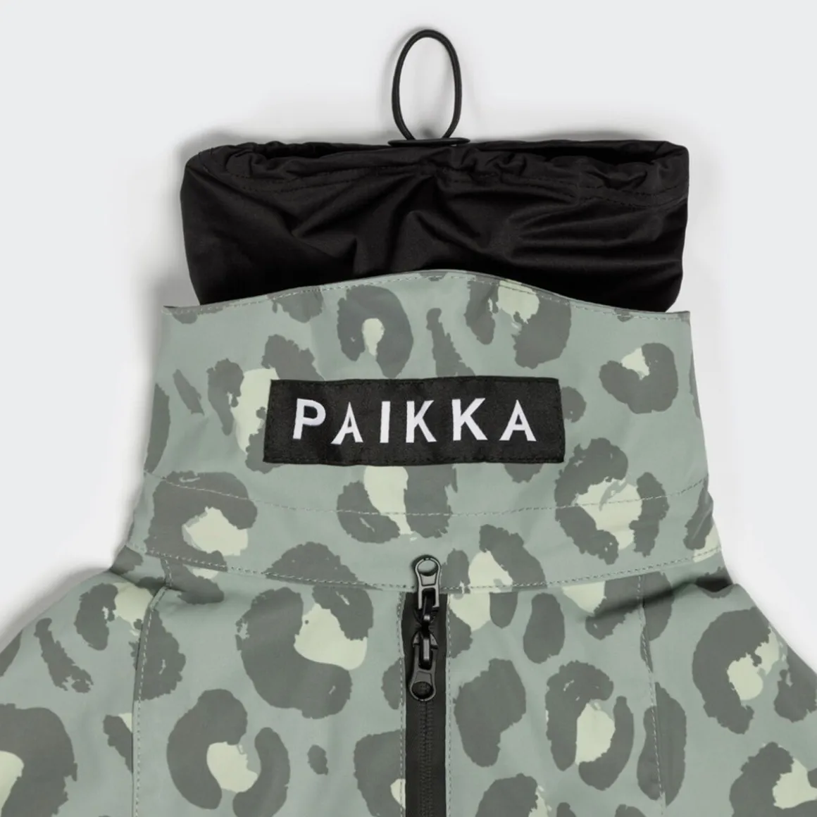 PAIKKA Visibility Raincoat Lite -sadetakki, green leo