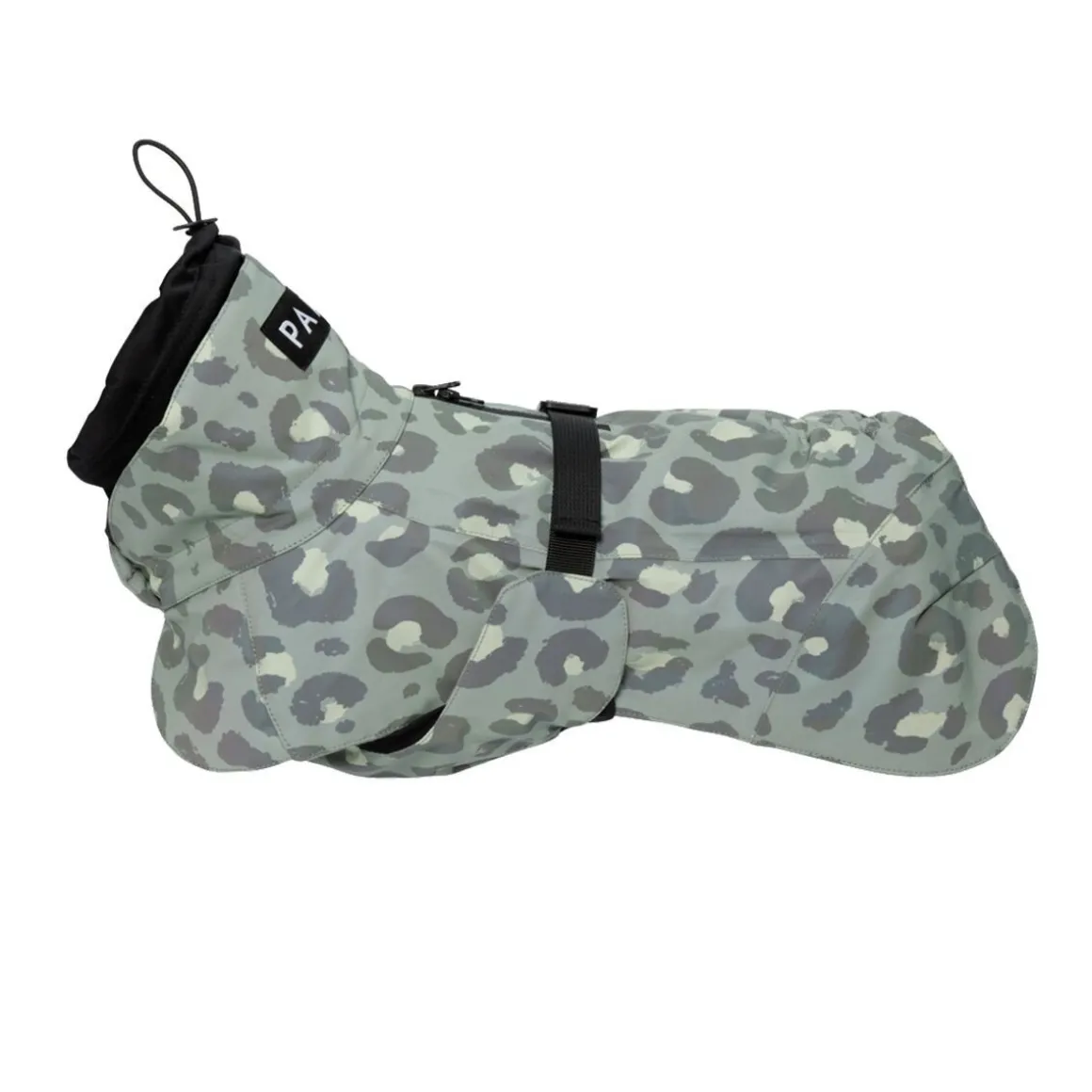 PAIKKA Visibility Raincoat Lite -sadetakki, green leo