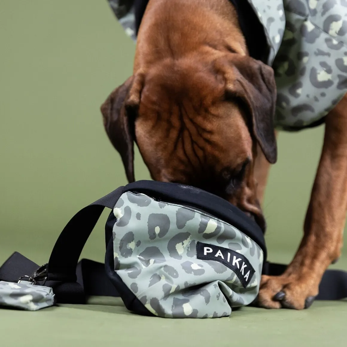 PAIKKA Visibility Treat Bag vyölaukku, green leo