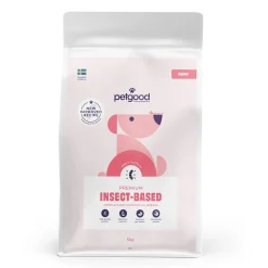 Petgood hyönteispohjainen premiumruoka pennulle