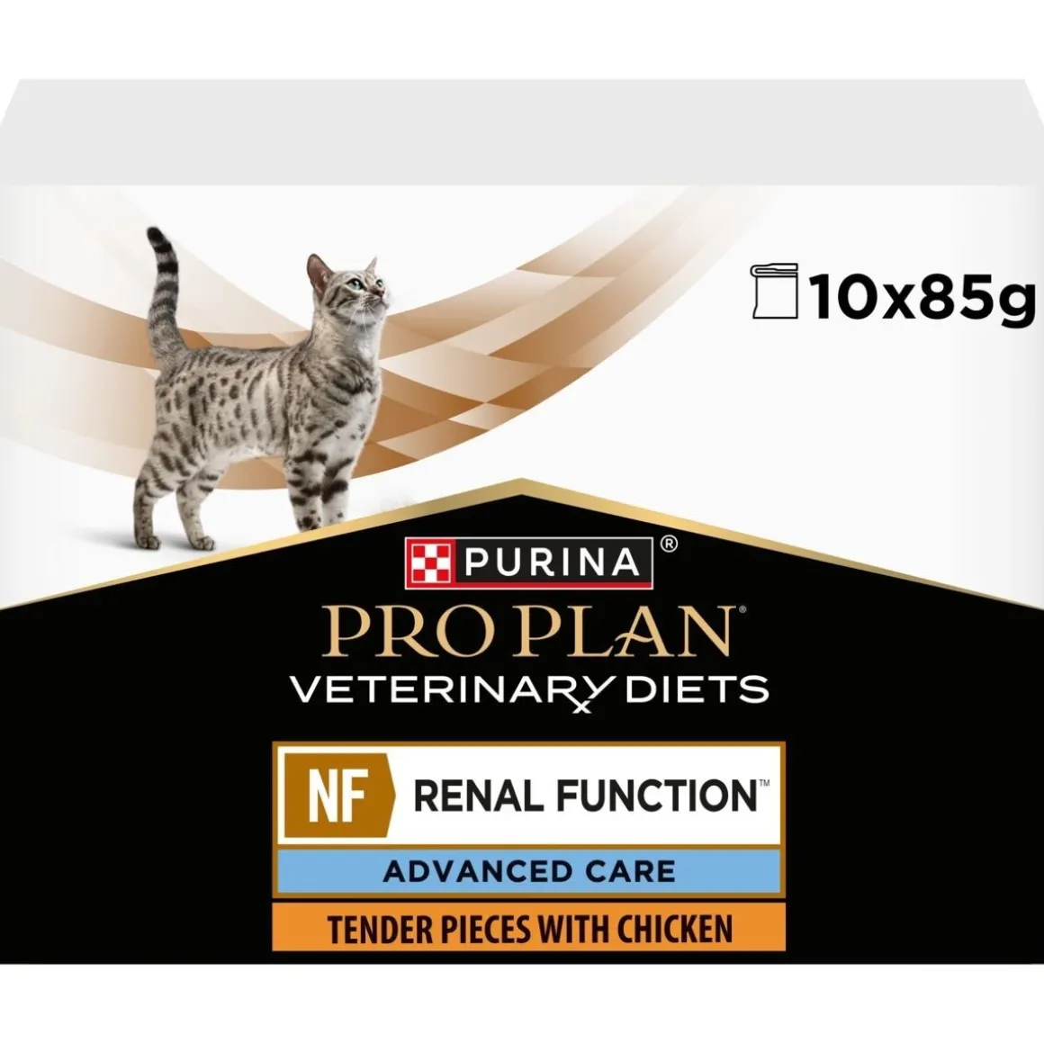 Purina Pro Plan Veterinary Diets Feline NF Renal Function Advanced Care Chicken 10x85 g