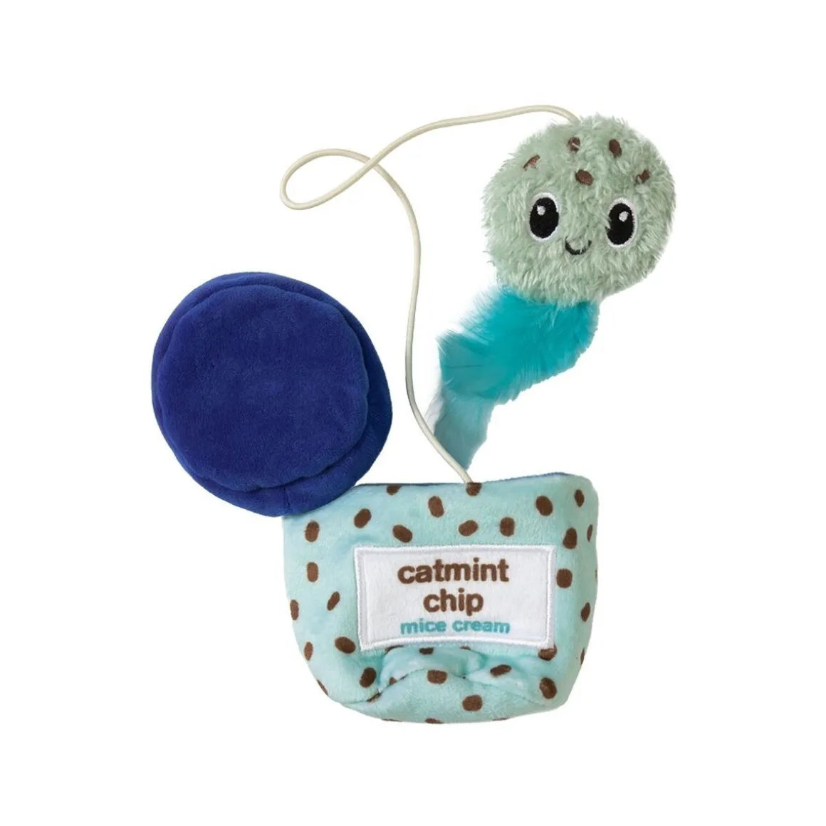 Quirky Kitty Mice cream hide-a-toy
