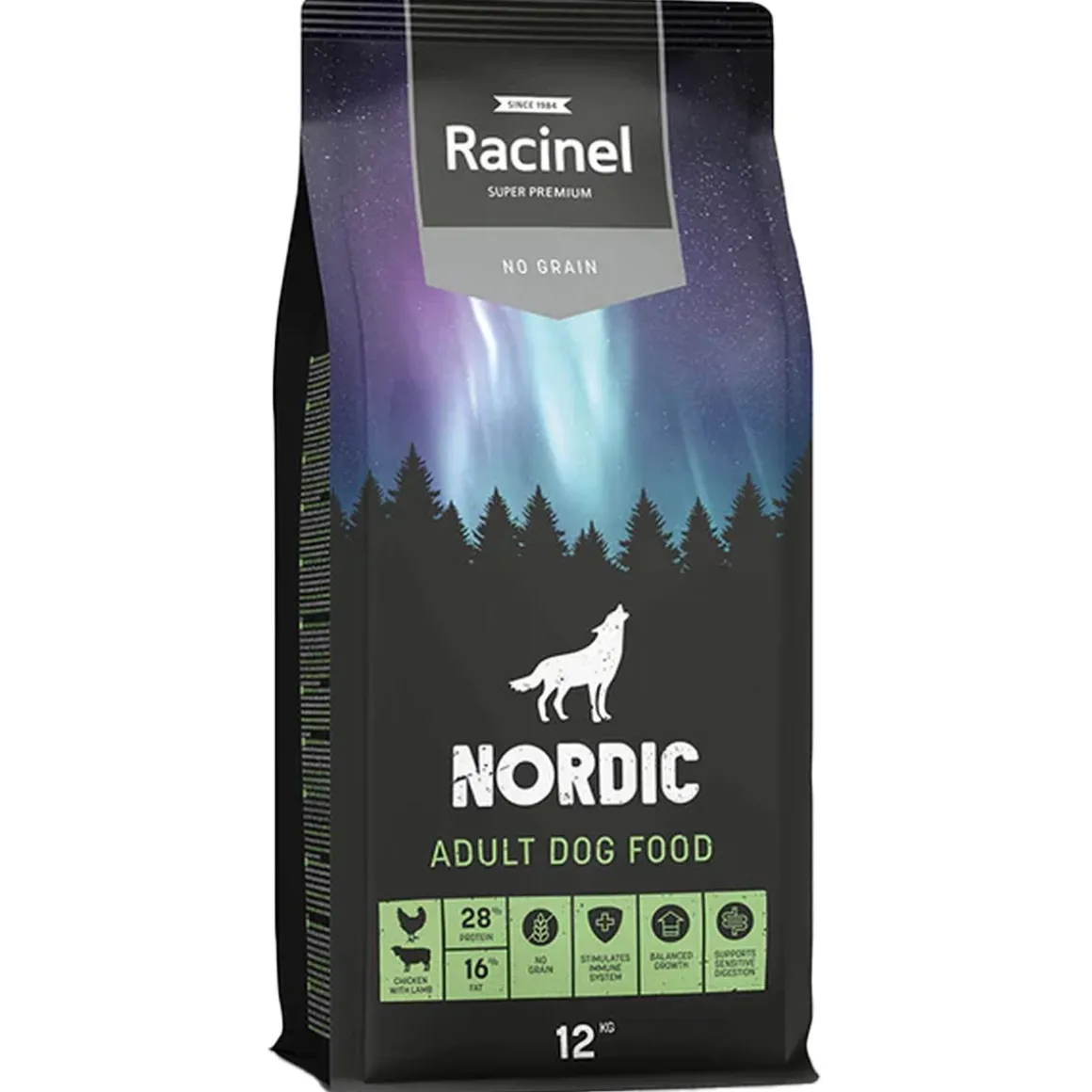Racinel Nordic Adult Chicken & Lamb 12 kg