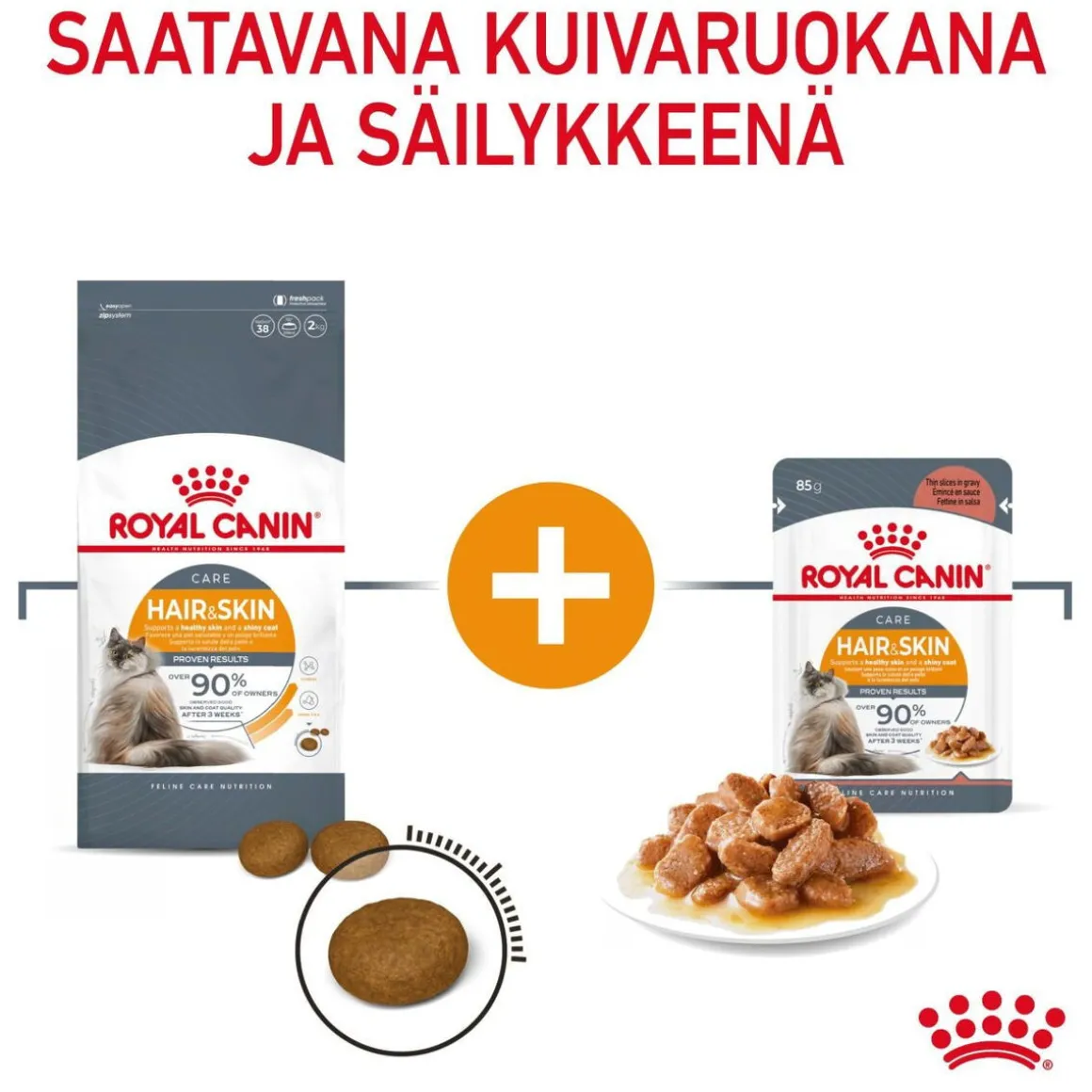 Royal Canin Hair & Skin Care Gravy, 12x85g
